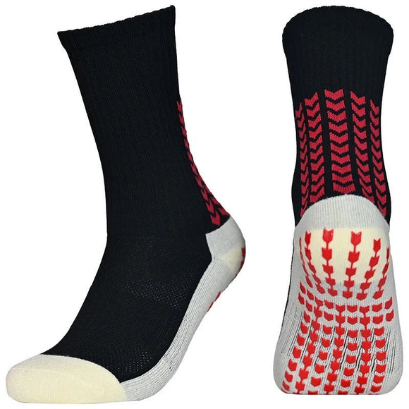 Arrow Grip Socks - Black/Red v2 (2 pair pack)