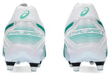 Asics Lethal Speed ST Boots – White / Aurora Green