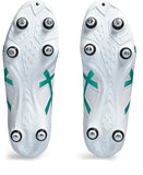 Asics Lethal Speed ST Boots – White / Aurora Green
