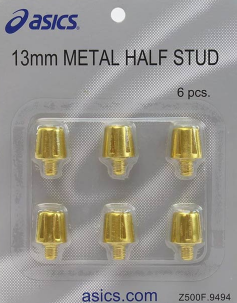 Asics Replacement Metal Half Studs - 13mm
