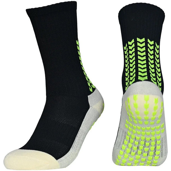 Arrow Grip Socks - Black/Fluro v2 – Kilbirnie Sports