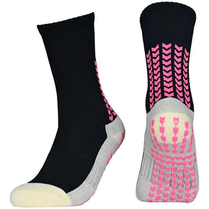 Arrow Grip Socks - Black/Pink v2