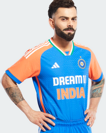 Adidas India Cricket T20 Shirt