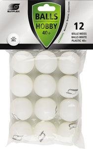 Sunflex Hobby Table Tennis Balls - 12pk