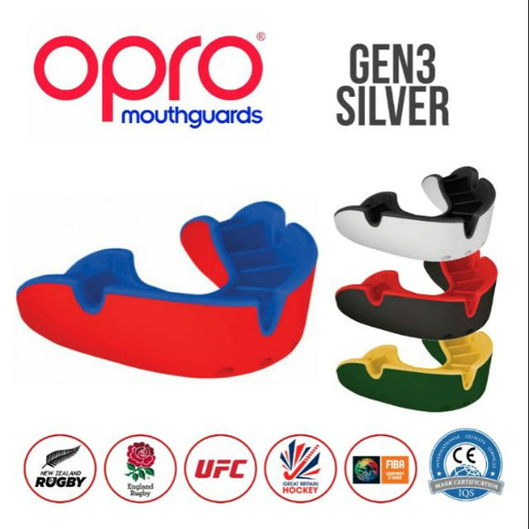 OPRO SILVER MOUTHGUARD