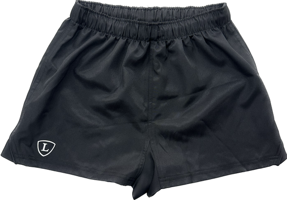 Black Rugby Shorts Senior