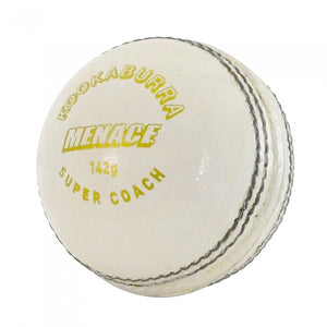 Kookaburra Menace White Cricket Ball (Dozen)