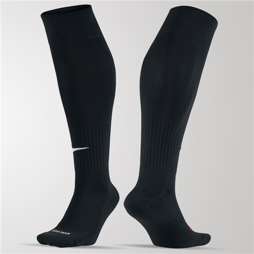 Black nike top football socks