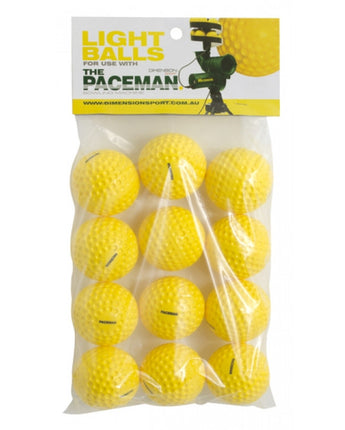 Paceman Light Bowling Machine Balls