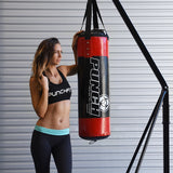 Punch Urban Boxing Bag - 90 x 30cm (Black/Red)