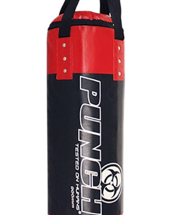 Punch Urban Boxing Bag - 90 x 30cm (Black/Red)