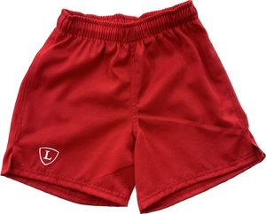 Red Junior Rugby Shorts