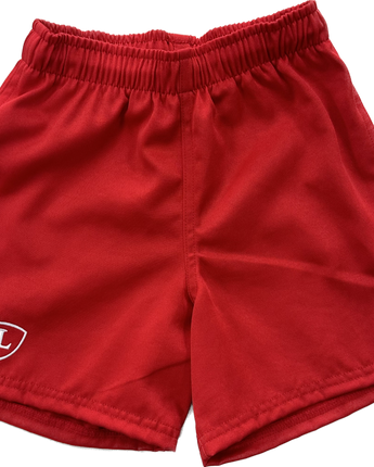 Red Junior Rugby Shorts