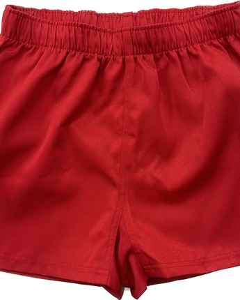 Red Rugby Shorts Senior