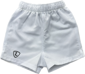 White Junior Rugby Shorts