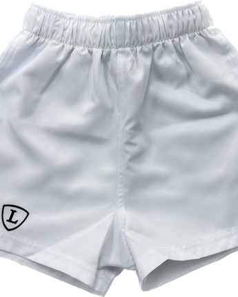 White Junior Rugby Shorts