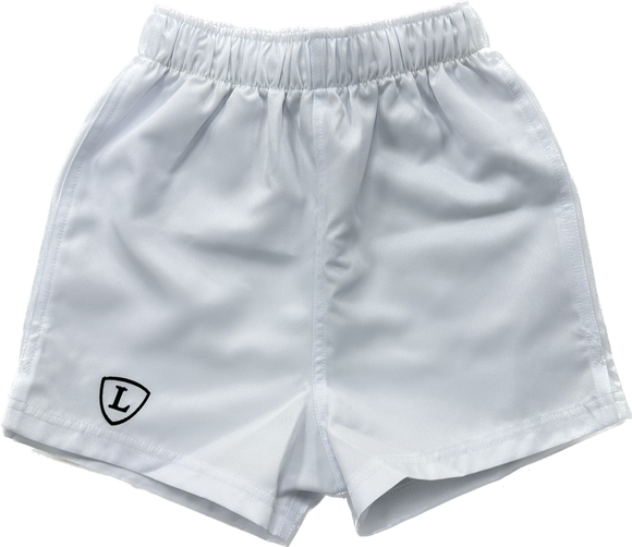 White Junior Rugby Shorts