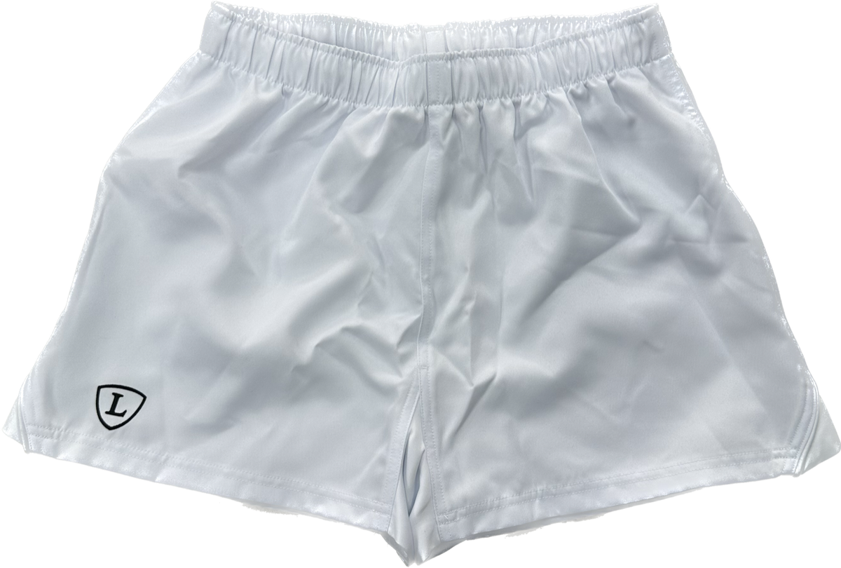 White Rugby Shorts Senior Kilbirnie Sports