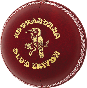 Kookaburra Club Match Red Cricket Ball