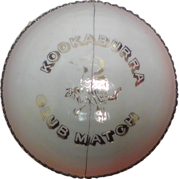 Kookaburra Club Match White Cricket Ball (Dozen)