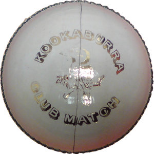 Kookaburra Club Match White Cricket Ball