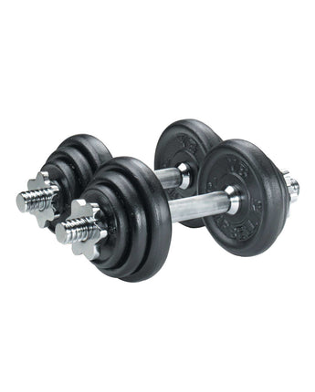 York Cast Iron Plate Dumbbell Set - 20kg